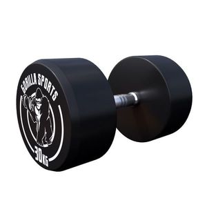 Gorilla Sports Jednoruční činky černo/bílé, 2 x 30 kg obraz