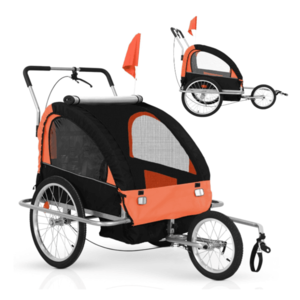 Jago přívěs za kolo 2V1, oranžový obraz