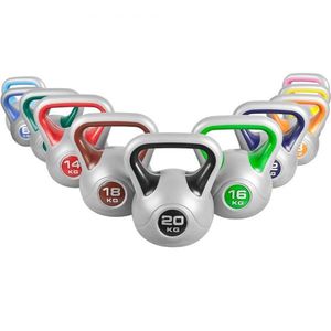 Gorilla Sports Set kettlebel činek, plast, 113 kg obraz