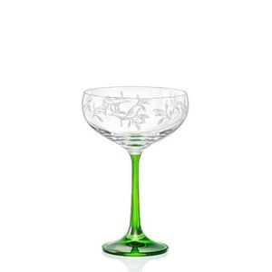 Crystalex Holly Jolly green 180 ml 4 ks obraz