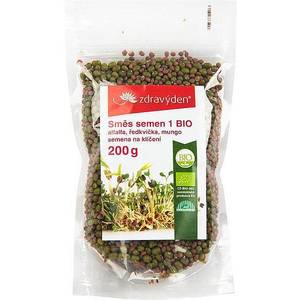 Zdravý den BIO semena na klíčení - alfalfa, ředkvička, mungo 200g obraz