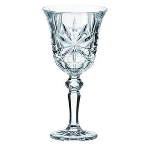 Crystal Bohemia sklenice na víno Lorey ribbon 280 ml 6 ks obraz