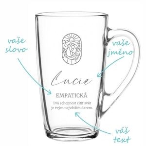 Pískovaný hrnek znamení Ryb obraz