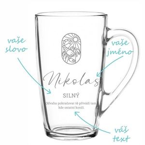 Pískovaný hrnek znamení Štíra obraz