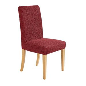 Pružný žabičkovaný potah na židli z mikrovlákna s potiskem obraz