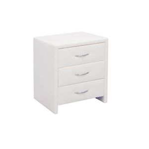 Kasvo EDER (ETNA) noční stolek Ekokůže bílá obraz