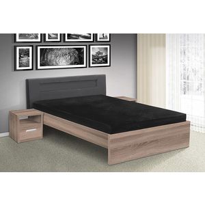 Kasvo MEADOW LUX postel 200x120 dub sonoma / šedé čelo obraz