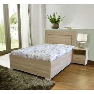 Kasvo DAXTON 2K postel 90x200 cm Dub bardolino obraz