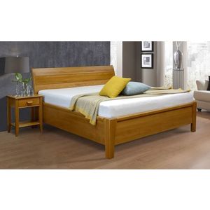 Kasvo Postel PANAMA 2 180cm, s roštem a s úložným prostorem dub lakovaný obraz