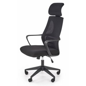 Kasvo VALDEZ kancelářské křeslo látka černá / šedá obraz