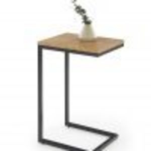 Kasvo NISA konf. stůl kov černý/ deska dub zlatý obraz