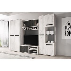 Kasvo VIVIEN (viva) obývací stěna craft bílá/černá obraz