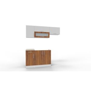 Kasvo MARKÉTA kuch. linka 180 cm Dub Sonoma / bílá obraz