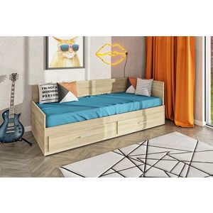 Kasvo MARKO postel (R) 90x200 s matrací dub sonoma obraz