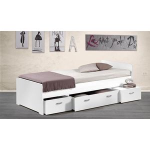 Kasvo BORO postel 90x200 3zás.bez roštu a matr. bílá obraz