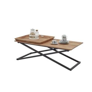 Kasvo ALLROUND kafé stolek akácia / černá obraz