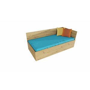 Kasvo BOR postel 90x200 dub artisan obraz