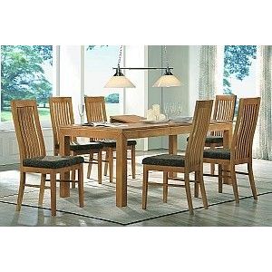 Kasvo BRUNO stůl+LAURA židle 4ks Buk / látka SH21 obraz