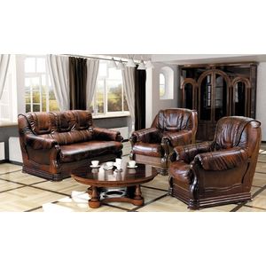 Kasvo Sedací souprava PALMA 3F+1+1 kožená Madras A-4 kůže obraz