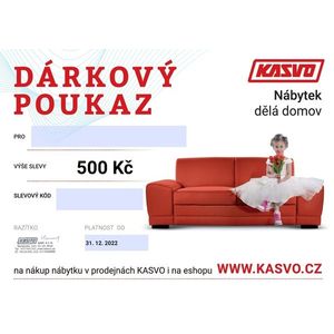 Kasvo Dárkový poukaz na 500 Kč obraz