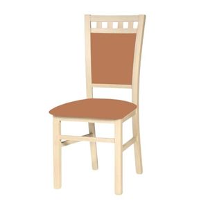 Kasvo DANIEL 1 židle javor / látka světle hnědá obraz