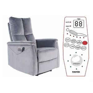 Kasvo NUTE VELVET M křeslo rozkládací Bluvel 14 šedé obraz