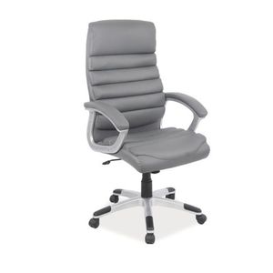 Kasvo Q087 křeslo rotační ekokůže šedá obraz