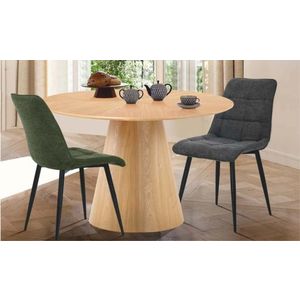 Kasvo ANGELIN (ANGEL) jídelní stůl pr.120cm dub přírodní obraz