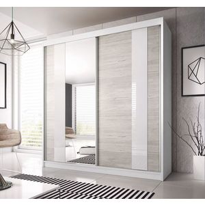 Kasvo MULTI 32 skříň 233 cm (M) kathult / bílé pásy obraz