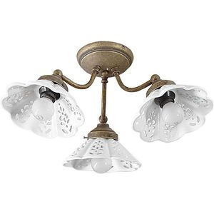 SAPHO NAPOLI stropní svítidlo, 3xE14, 40W, 230V, IP21, keramické stínítko, bronz MC613 obraz