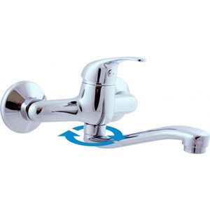 RAV Slezák SÁZAVA Umyvadlová/dřezová baterie, Chrom, 150 mm SA001.5/26 obraz