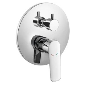 Bruckner SCHMITZ podomítková sprchová baterie, 2 výstupy, vrchní části, chrom 863.042.1 obraz