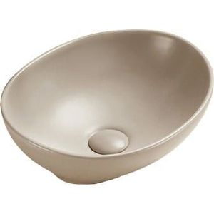 MEXEN Elza umyvadlo na desku 40 x 33, cappuccino mat 21014064 obraz