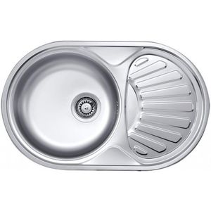 DEANTE Twist nerez dekor Nerezový dřez, 1 bowl s odkapávačem ZEU_311B obraz