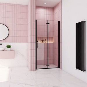 H K Sprchové dveře MELODY BLACK B8 70 zalamovací 69-72 x 195 SE-MELODYBLACKB870SET obraz