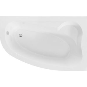 MEXEN Westa asymetrická vana pravá 160 x 100, bílá 160 x 100, biała 560116010002 obraz