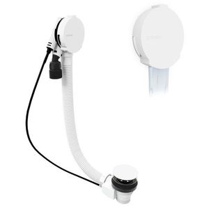 POLYSAN Vanová souprava s napouštěním, bovden, délka 600, zátka 72, bílá 71851.10 obraz