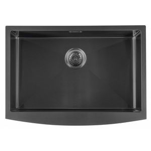 SAPHO AMERICAN polozápustný nerezový dřez 70x50cm, gun metal ZN7050B obraz