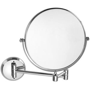 SAPHO X-ROUND E kosmetické zrcátko závěsné, Ø 200, oboustranné, chrom XR010 obraz