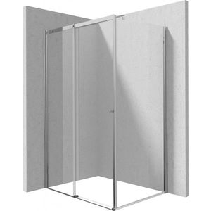 DEANTE Sprchový kout Kerria Plus chrom, obdélníková, 120x80 cm KKN0P12S08 obraz