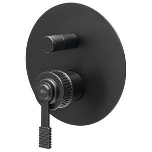 SAPHO VERSI podomítková sprchová baterie, 2 výstupy, černá mat RV042/15 obraz