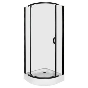 KERRA Sprchový kout s vaničkou Splash 90 (černý) 5907548123527 obraz