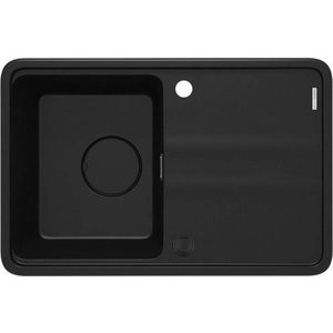 DEANTE Momi nero Granitový dřez, 1-bowl with drainer ZKM_N11A obraz