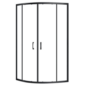 REA Sprchová zástěna LOOK černá 80x80 REA-K7902 obraz