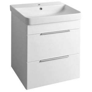 Bruckner NERON skříňka s keramickým umyvadlem 60x48 cm, bílá 501.117.0 obraz