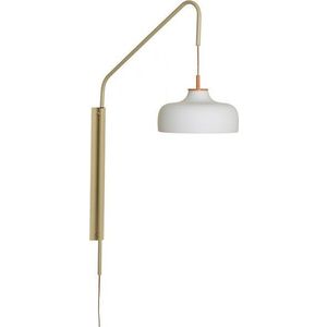 Bílé/béžové nástěnné svítidlo do zásuvky ø 29 cm Current – Hübsch obraz