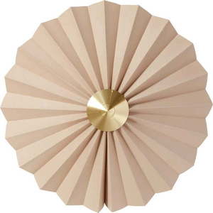 Béžové nástěnné svítidlo do zásuvky ø 48 cm Pliss – Hübsch obraz