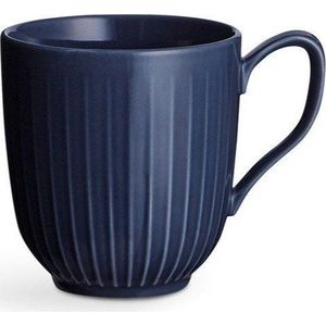 Tmavě modrý porcelánový hrnek Kähler Design Hammershoi, 330 ml obraz