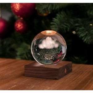 Tmavě hnědá světelná dekorace na USB Amber – Gingko obraz