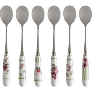 Sada 6 lžiček s keramickou rukojetí Brandani Nonna Rosa obraz